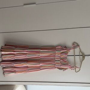 Zimmermann Pastel Striped Midi Dress